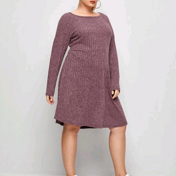 #9 Brand New Plus Rib-knit Dress - Picture 4 of 8
